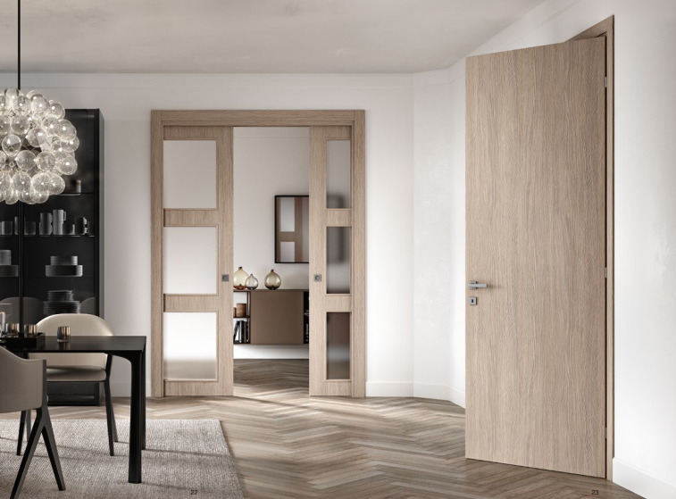Porte interne in laminato: oltre 20 effetti legno per realizzare la porta dei tuoi sogni. Pratiche ed economiche possono essere svetrate per arricchire ulteriormente gli ambienti.